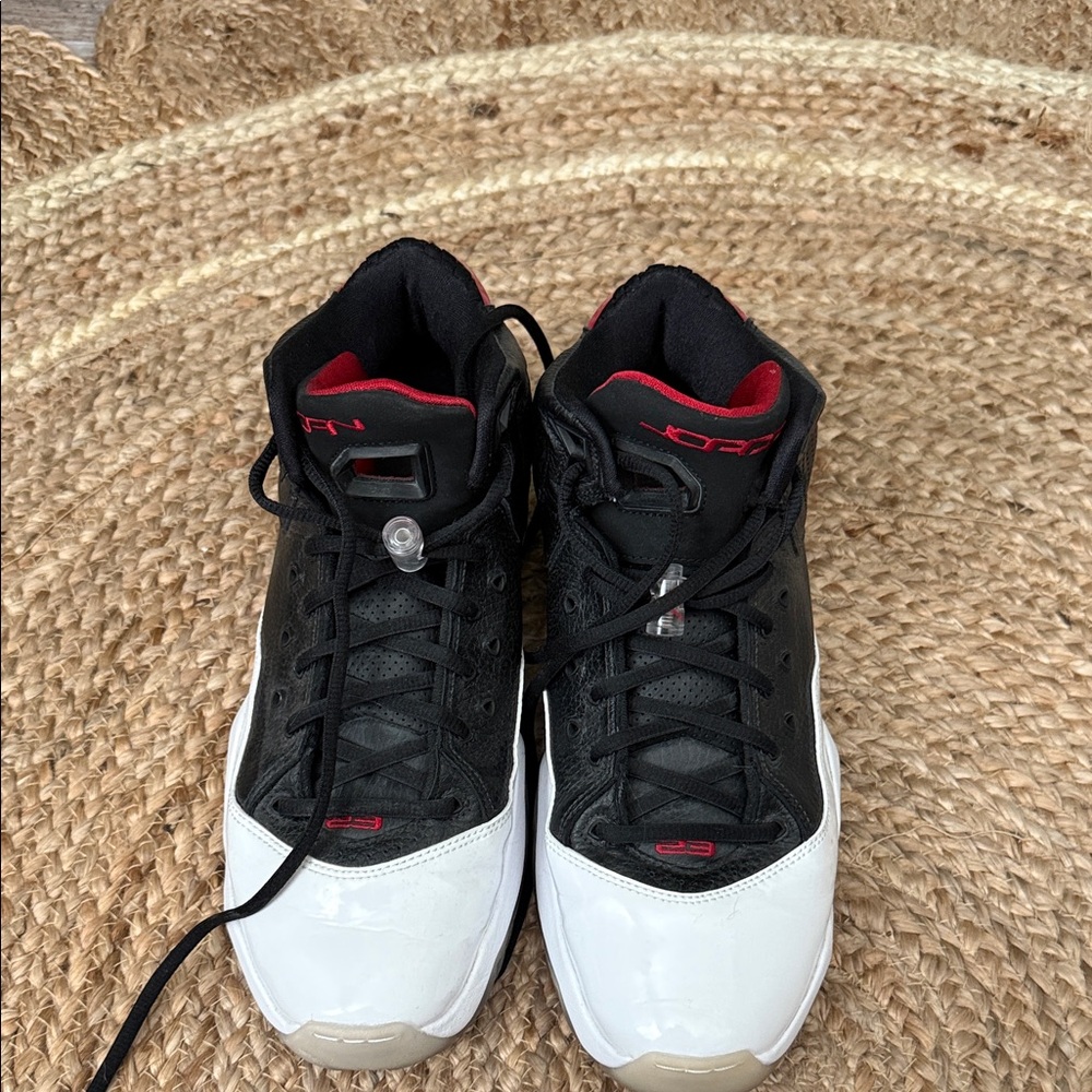 Air Jordan’s Men's Black and White Athletic Shoes